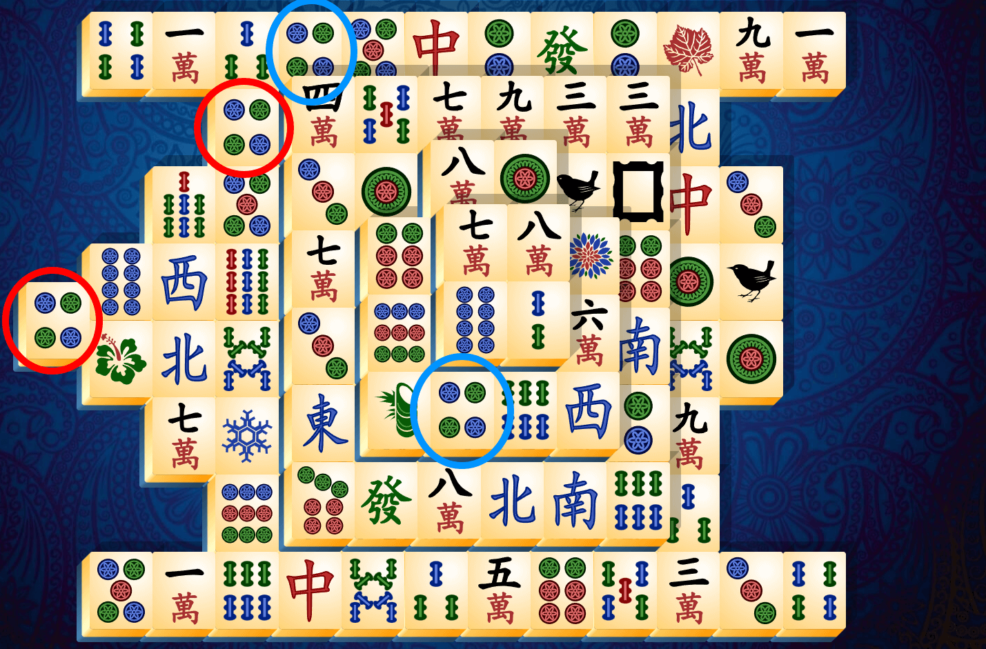 Návod k Mahjong Solitaire, krok 4