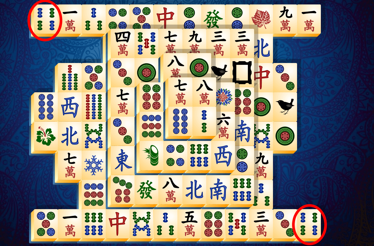 Návod k Mahjong Solitaire, krok 5