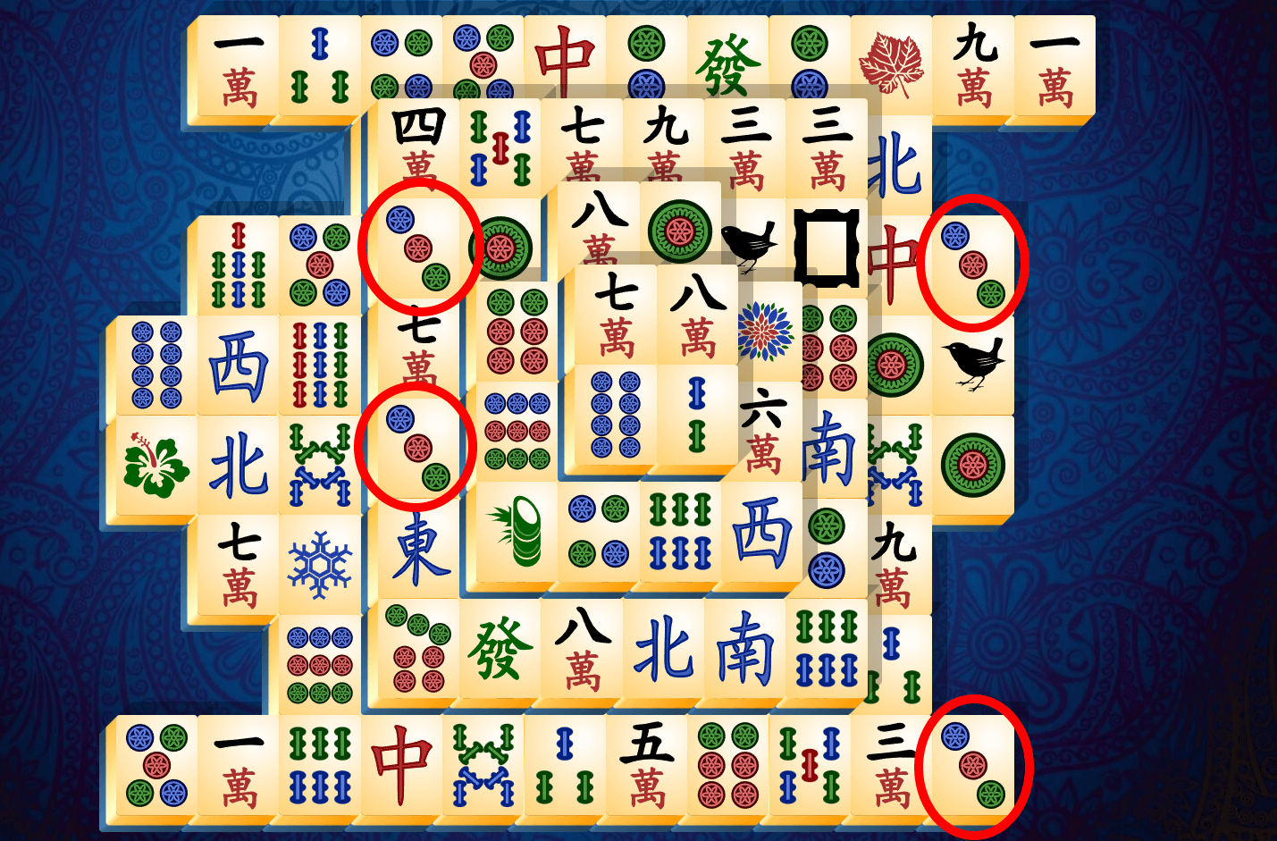 Návod k Mahjong Solitaire, krok 6