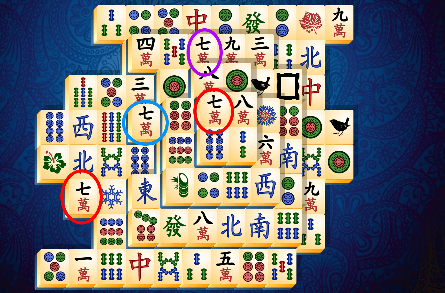 Návod k Mahjong Solitaire, krok 9